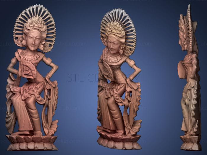 3D model Indonesia statue (STL)